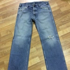 DIESEL DIGBY Relaxed STRAIGHT Distressed Jeans